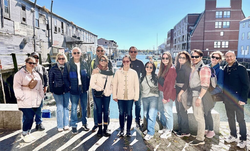 Winter Adventures! - Photo Credit: Photo credit: AJ Riseman, Maine Day Ventures Tour Guide. Guests enjoying the Portland waterfront.